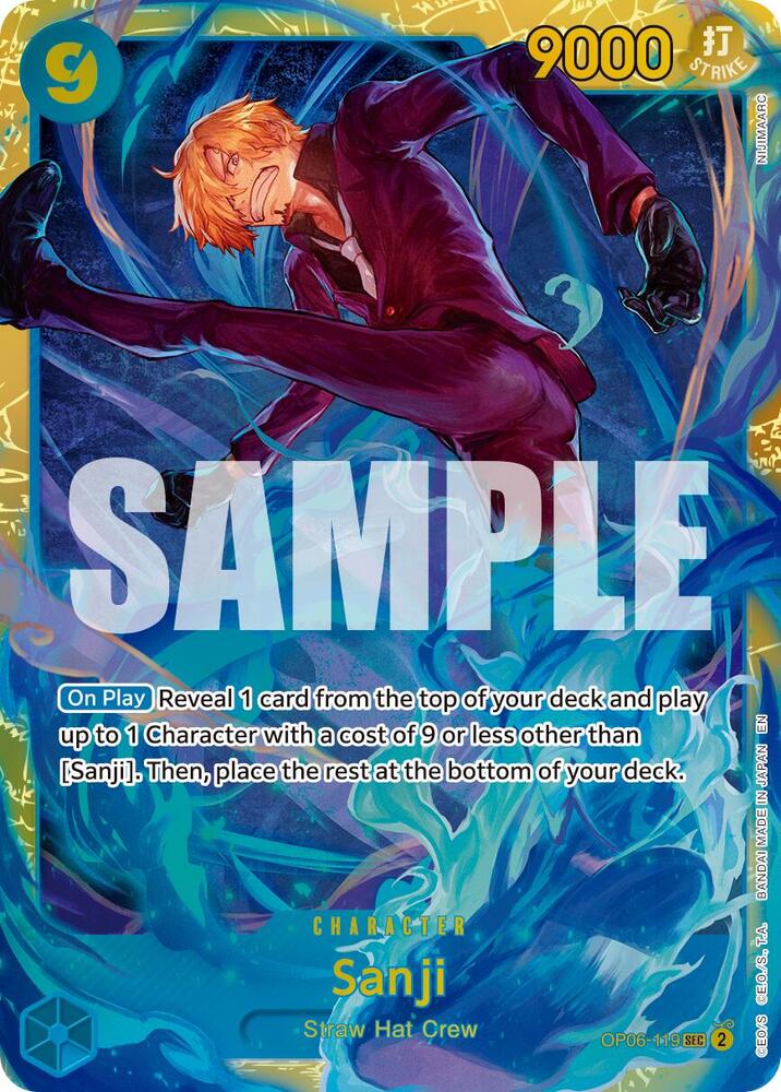 Sanji - OP06-119 (Reprint) SEC Premium Booster -The Best- Vol. 2 OP06-119 NM