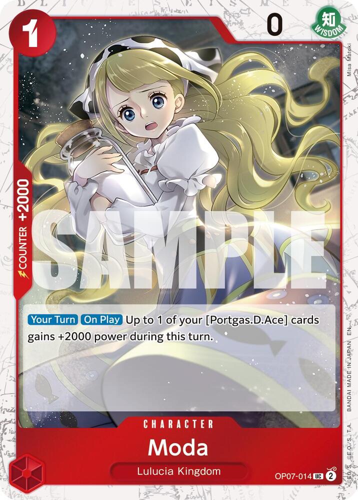 Moda (Pirate Foil) UC Premium Booster -The Best- Vol. 2 OP07-014 NM