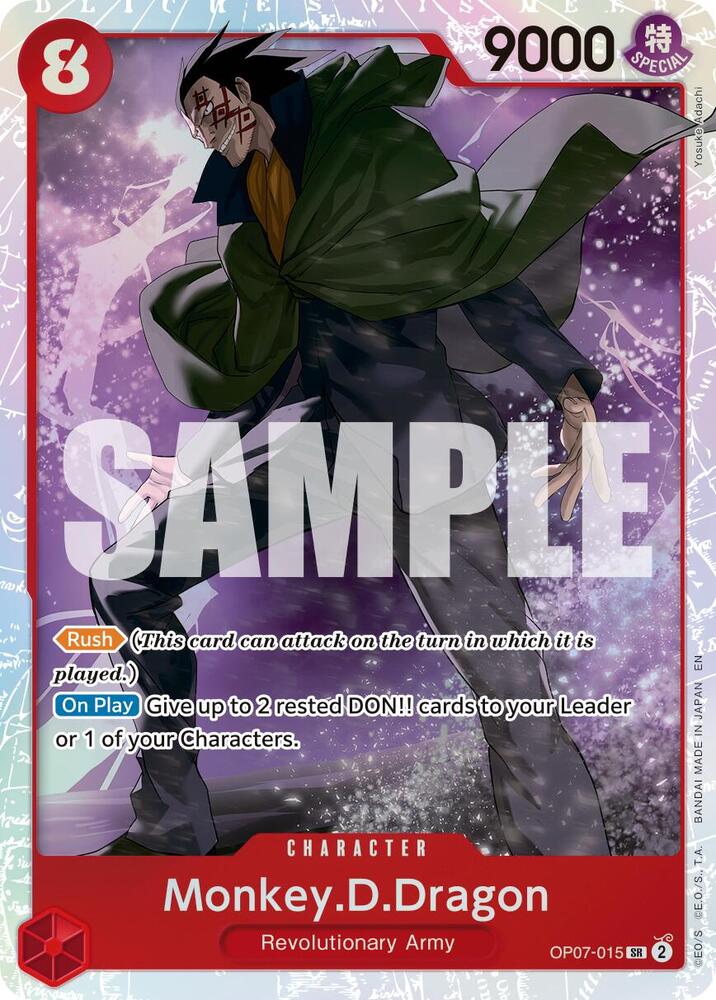 Monkey.D.Dragon (Reprint) SR Premium Booster -The Best- Vol. 2 OP07-015 NM