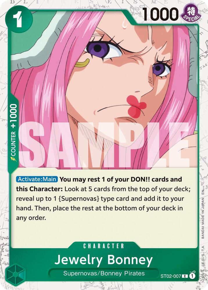 Jewelry Bonney - ST02-007 (Pirate Foil) C Premium Booster -The Best- Vol. 2 ST02-007 NM