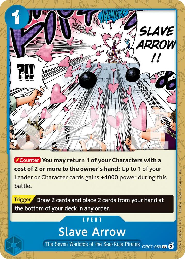 Slave Arrow (Reprint) UC Premium Booster -The Best- Vol. 2 OP07-056 NM