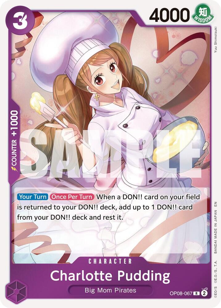 Charlotte Pudding - OP08-067 (Reprint) R Premium Booster -The Best- Vol. 2 OP08-067 NM