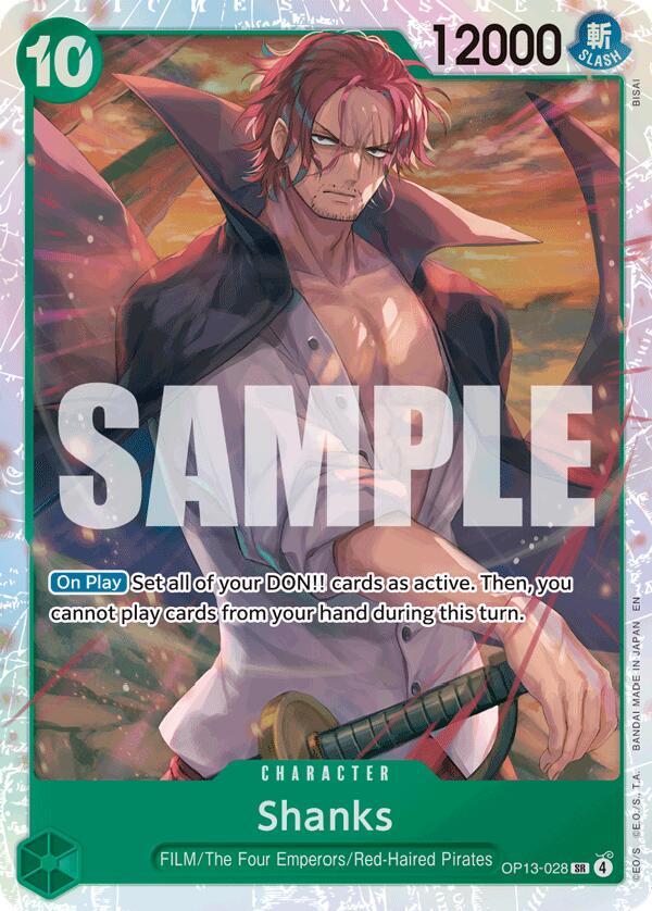 Shanks (028) SR Carrying On His Will OP13-028 NM