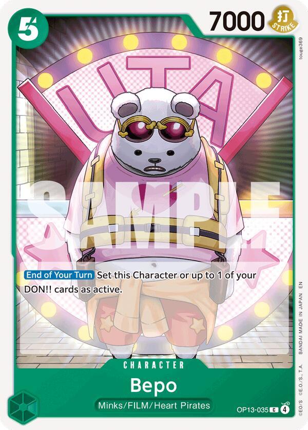 Bepo C Carrying On His Will OP13-035 NM