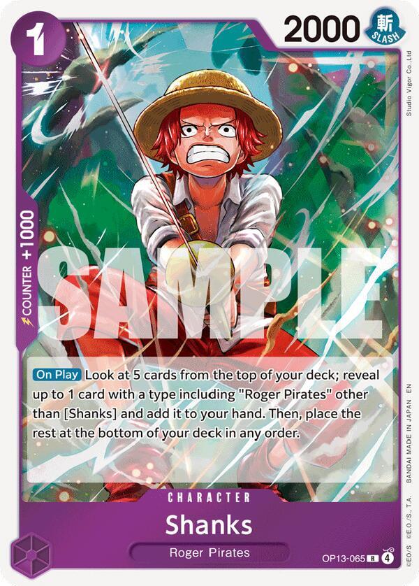 Shanks (065) R Carrying On His Will OP13-065 NM