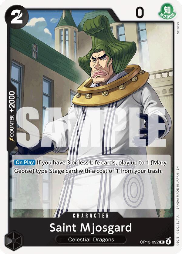 Saint Mjosgard C Carrying On His Will OP13-092 NM