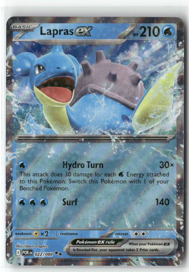 Lapras ex Double Rare ME03: Perfect Order 022/088 NM
