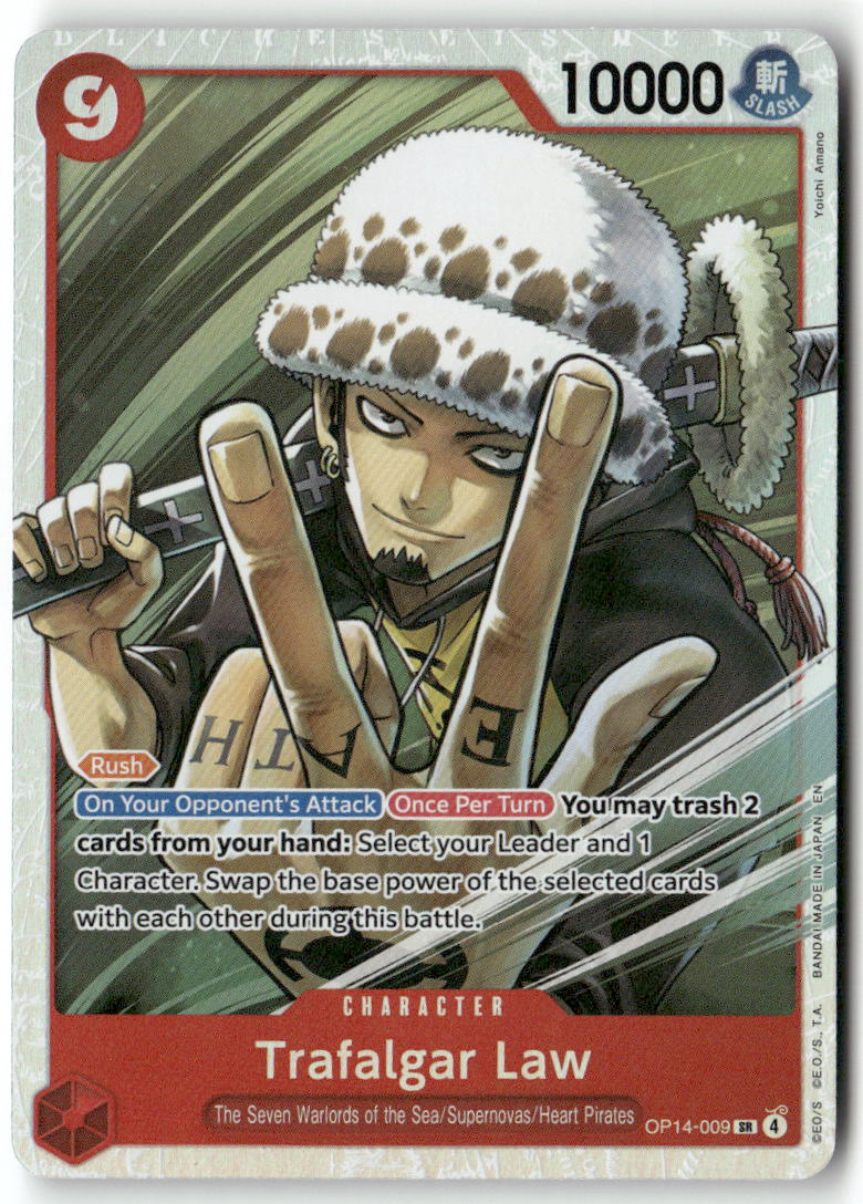 Trafalgar Law SR The Azure Sea's Seven OP14-009 NM