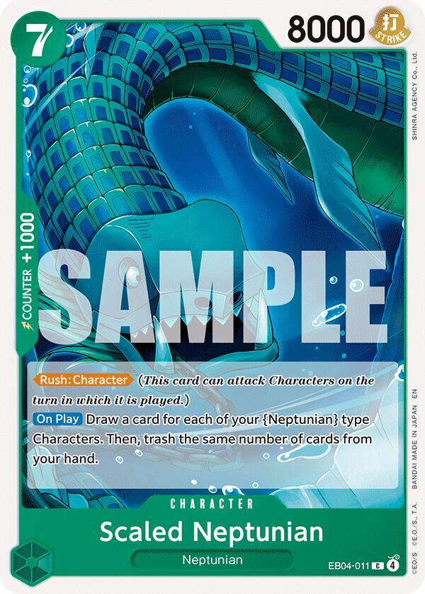 Scaled Neptunian C The Azure Sea's Seven EB04-011 NM