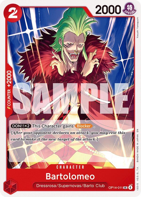 Bartolomeo UC The Azure Sea's Seven OP14-011 NM