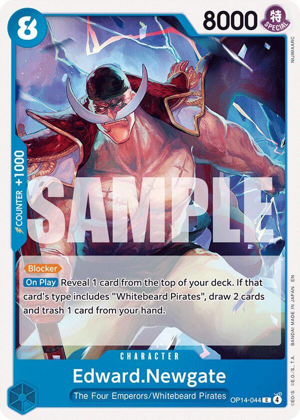 Edward.Newgate C The Azure Sea's Seven OP14-044 NM