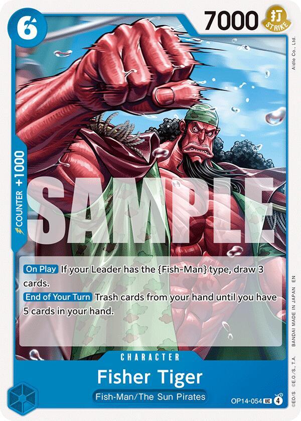 Fisher Tiger UC The Azure Sea's Seven OP14-054 NM