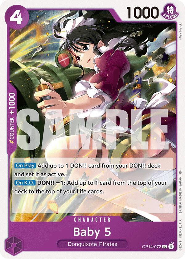 Baby 5 UC The Azure Sea's Seven OP14-072 NM