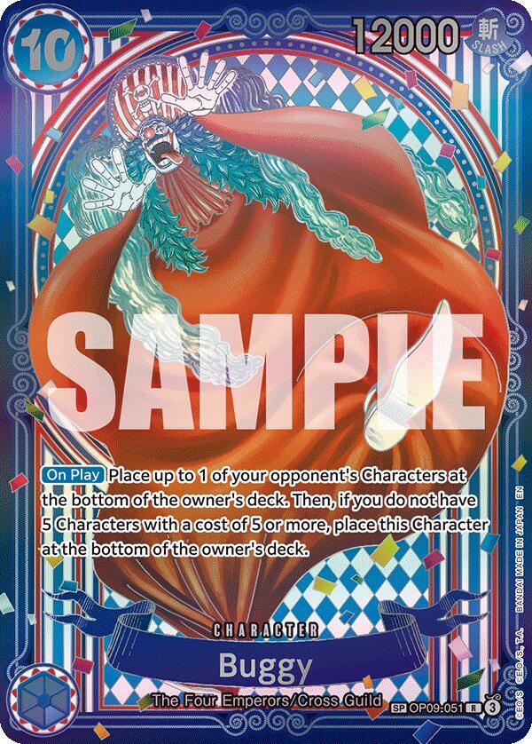 Buggy - OP09-051 (SP) R The Azure Sea's Seven OP09-051 NM
