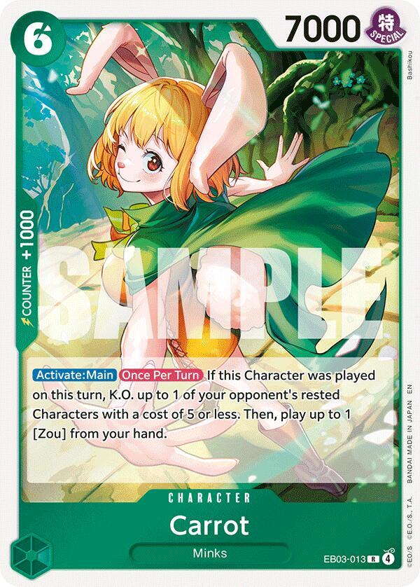 Carrot R Extra Booster: One Piece Heroines Edition EB03-013 NM