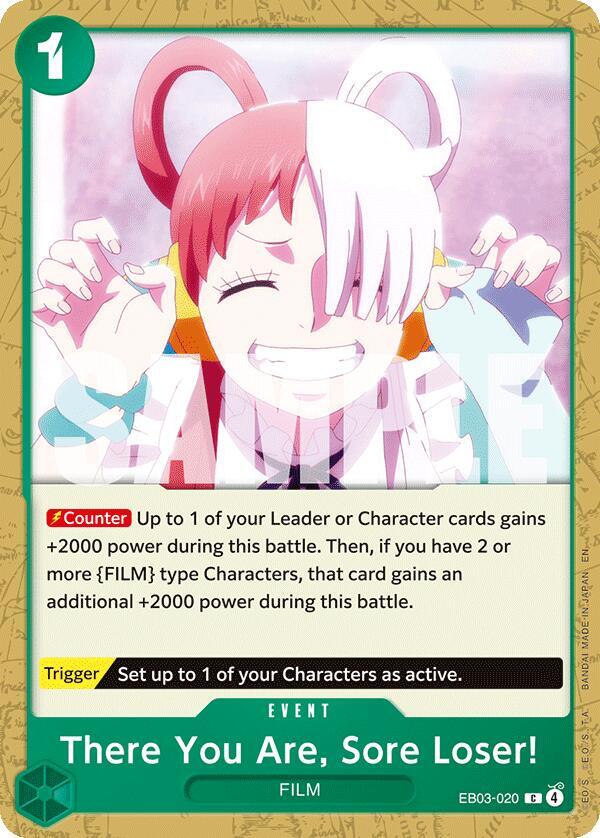 There You Are, Sore Loser! C Extra Booster: One Piece Heroines Edition EB03-020 NM