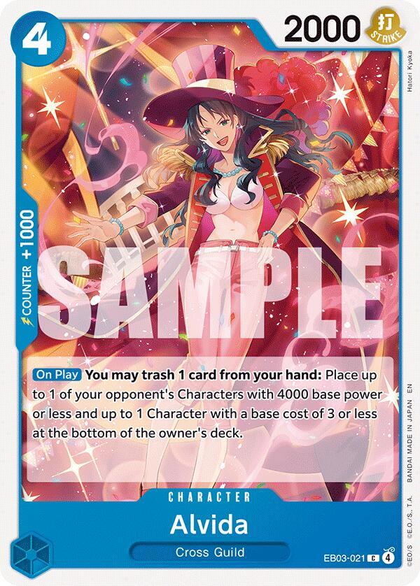 Alvida C Extra Booster: One Piece Heroines Edition EB03-021 NM