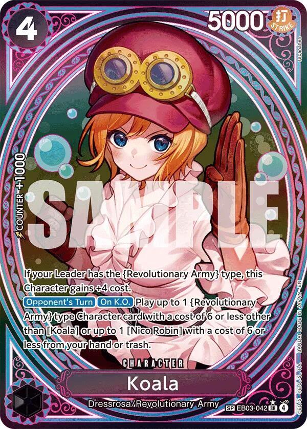 Koala (SP) SR Extra Booster: One Piece Heroines Edition EB03-042 NM