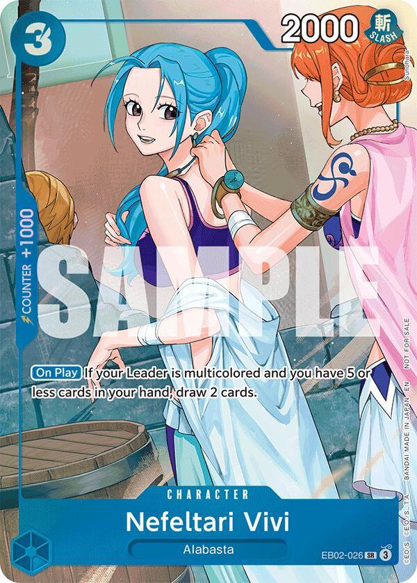 Nefeltari Vivi - EB02-026 SR Extra Booster: One Piece Heroines Edition EB02-026 NM