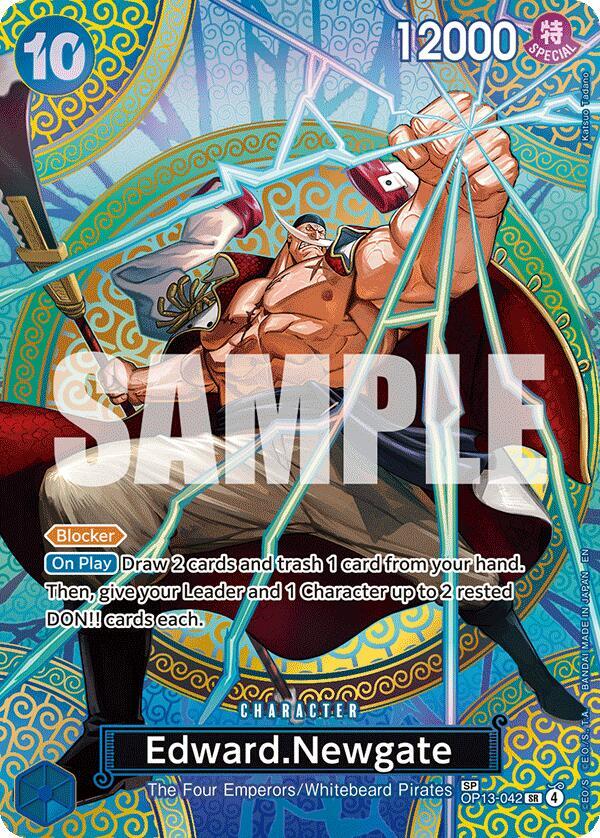 Edward.Newgate (SP) SR Adventure on Kami's Island OP13-042 NM