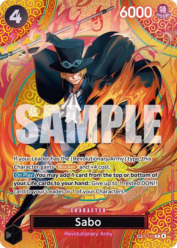 Sabo (P-105) (SP) PR Adventure on Kami's Island P-105 NM