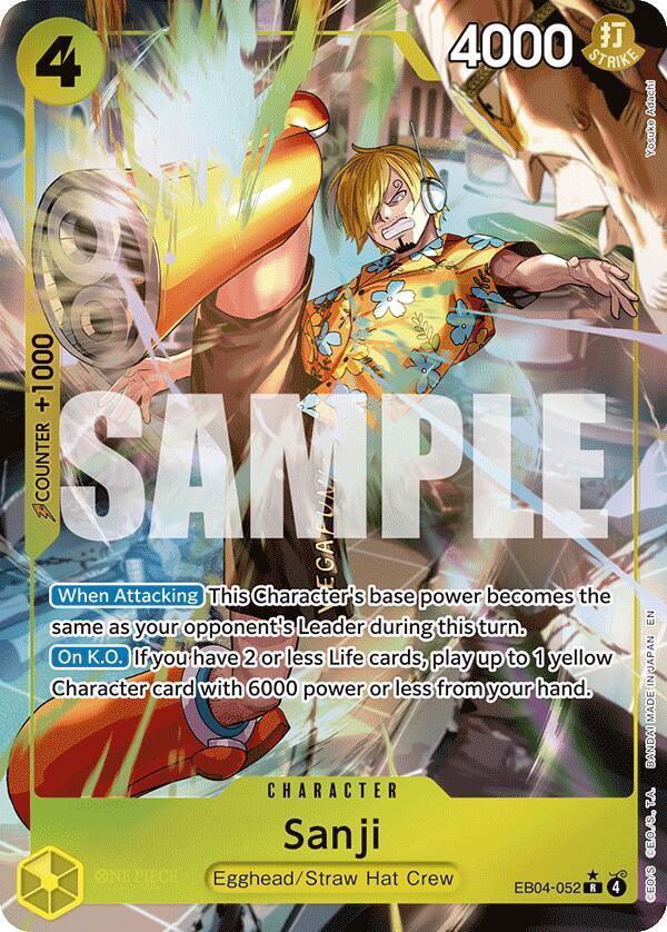 Sanji (EB04-052) (Alternate Art) R Adventure on Kami's Island EB04-052 NM