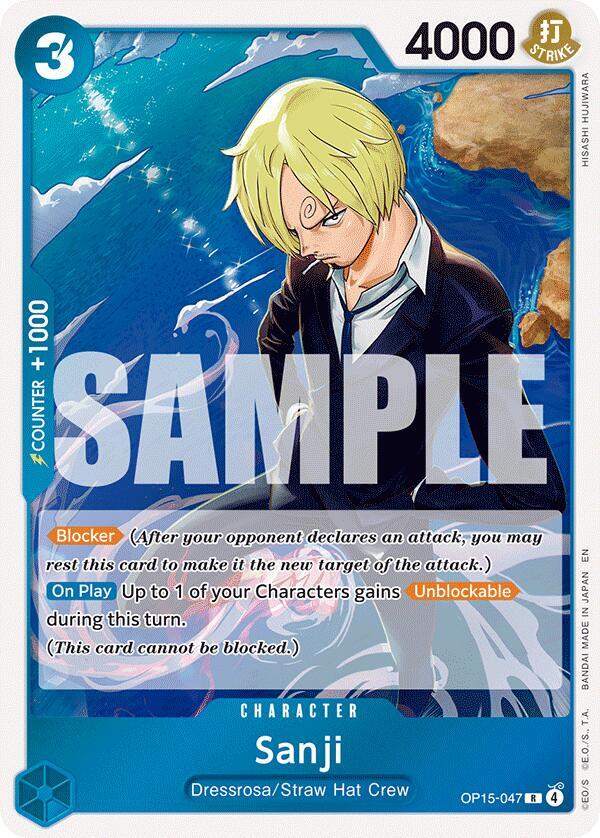 Sanji (OP15-047) R Adventure on Kami's Island OP15-047 NM