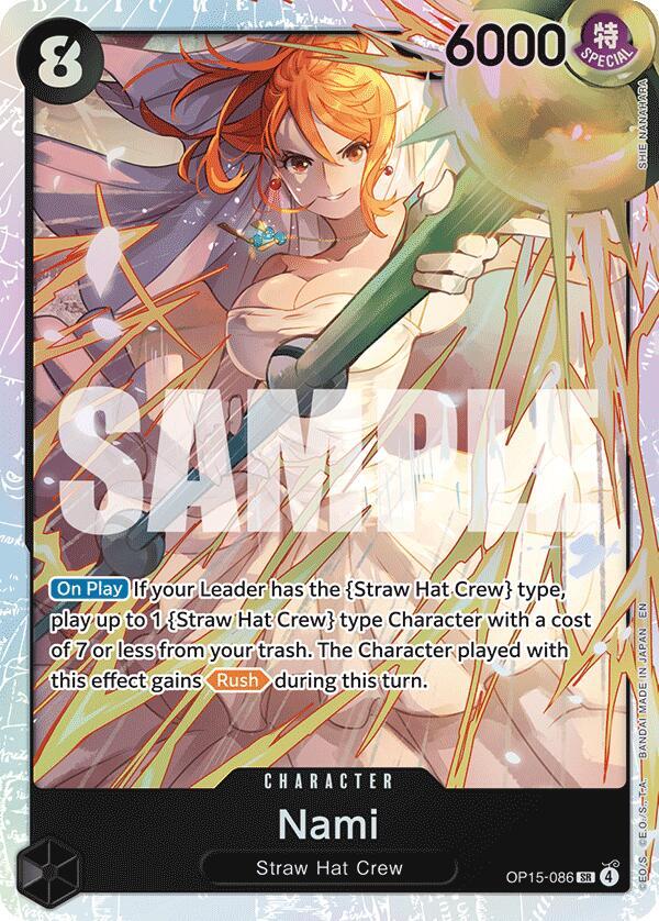 Nami (OP15-086) SR Adventure on Kami's Island OP15-086 NM