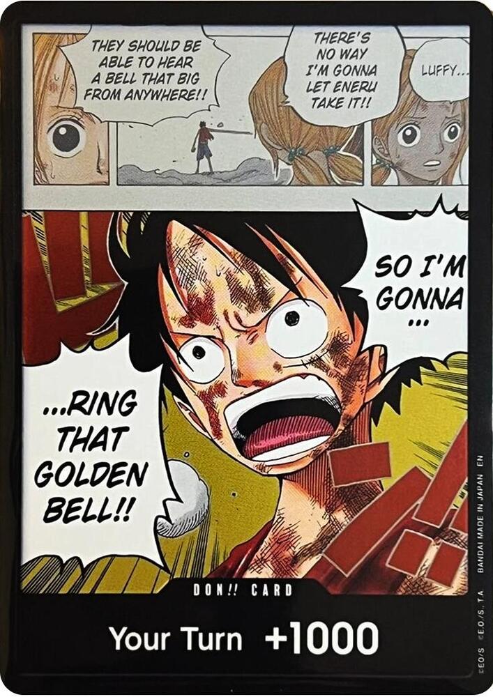 DON!! Card (Luffy) DON!! Adventure on Kami's Island NM
