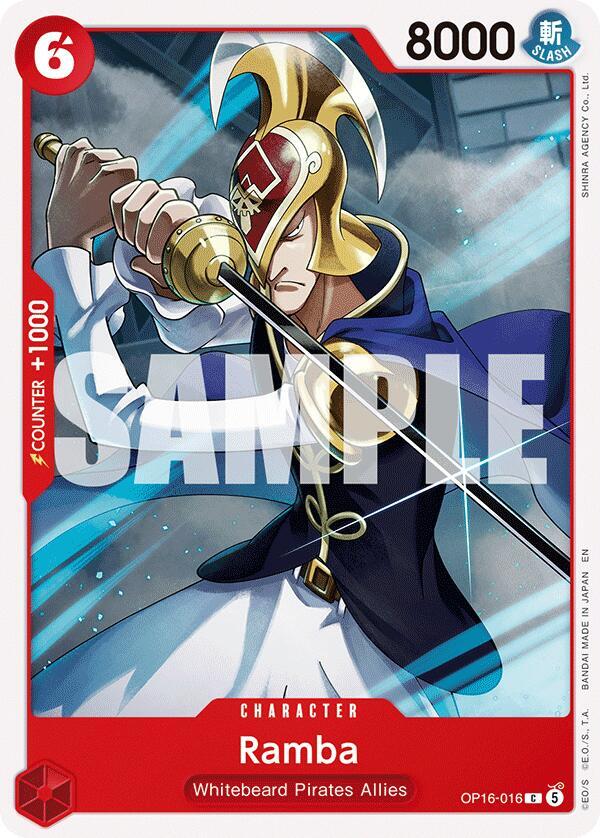 Ramba C The Time of Battle OP16-016 NM
