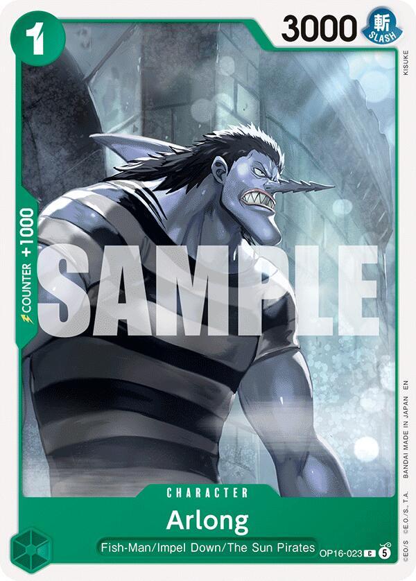 Arlong C The Time of Battle OP16-023 NM