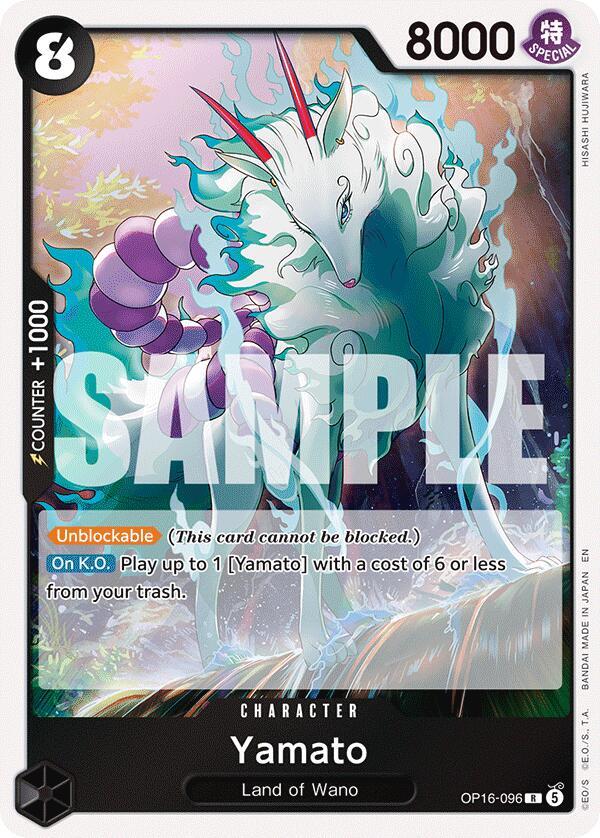 Yamato (096) R The Time of Battle OP16-096 NM