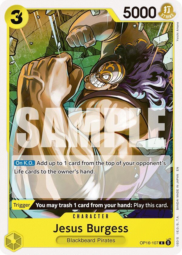 Jesus Burgess C The Time of Battle OP16-107 NM