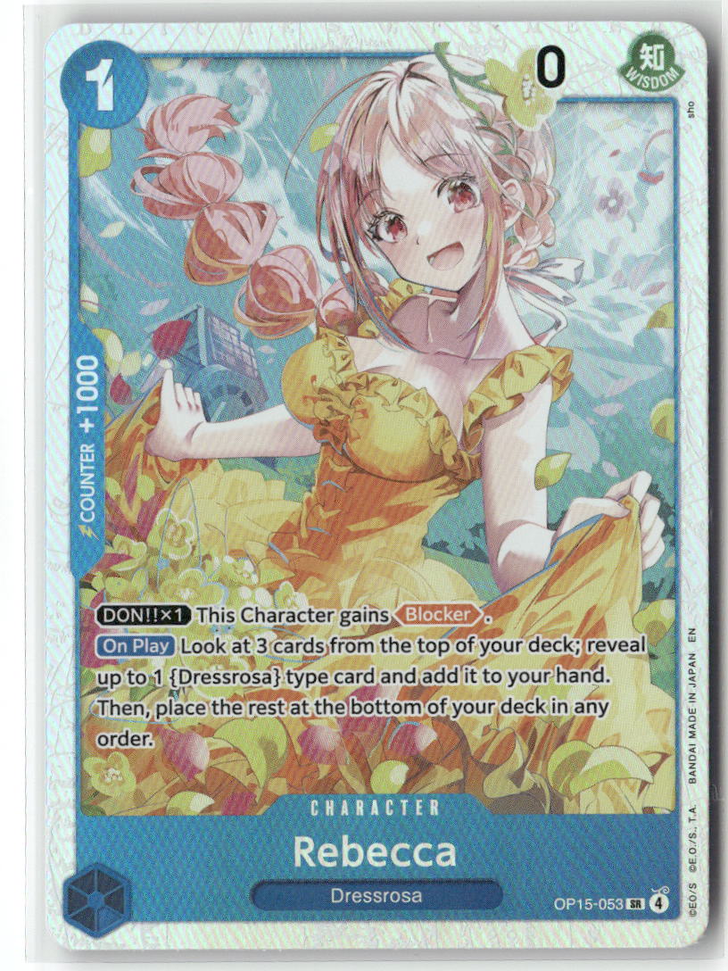 Rebecca () SR Adventure on Kami's Island OP15-053 NM