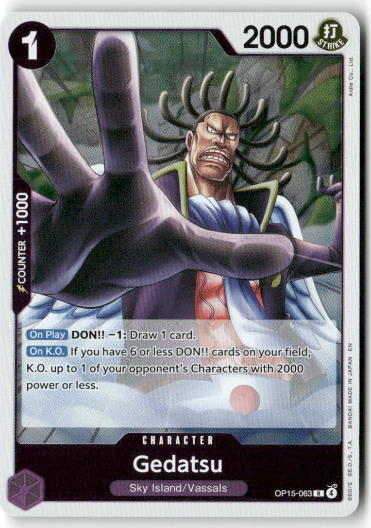 Gedatsu R Adventure on Kami's Island OP15-063 NM