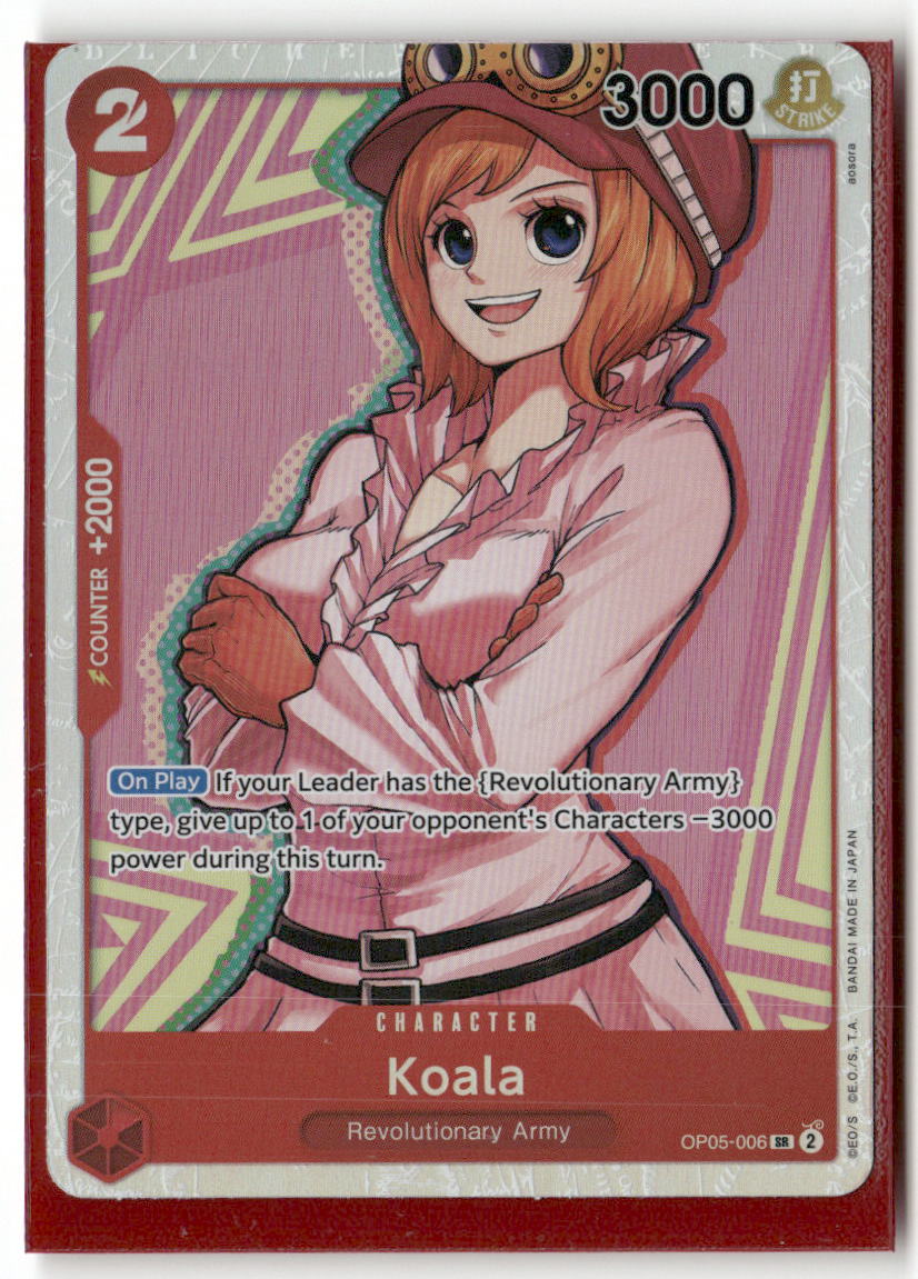 Koala (Reprint) SR Premium Booster -The Best- OP05-006 NM
