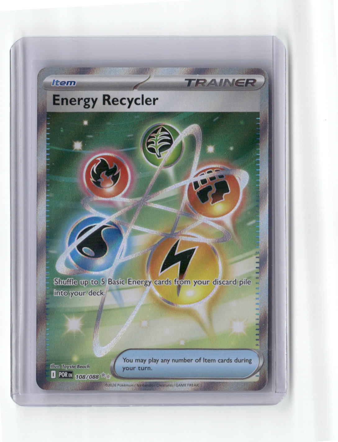 Energy Recycler Ultra Rare ME03: Perfect Order 108/088 NM