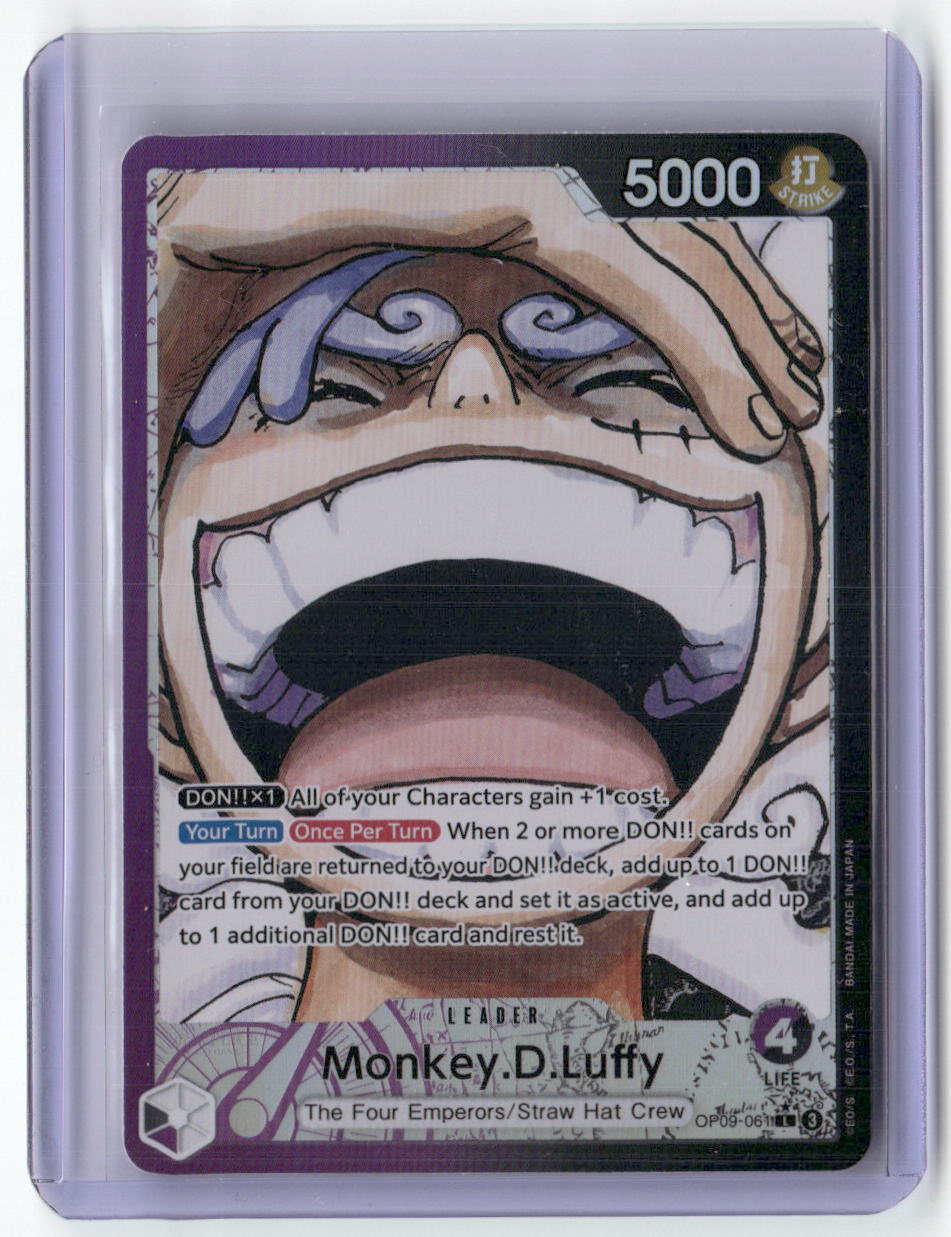 Monkey.D.Luffy (Jumbo) L One Piece Promotion Cards OP09-061 NM