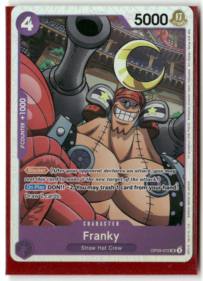 Franky SR Emperors in the New World OP09-072 NM