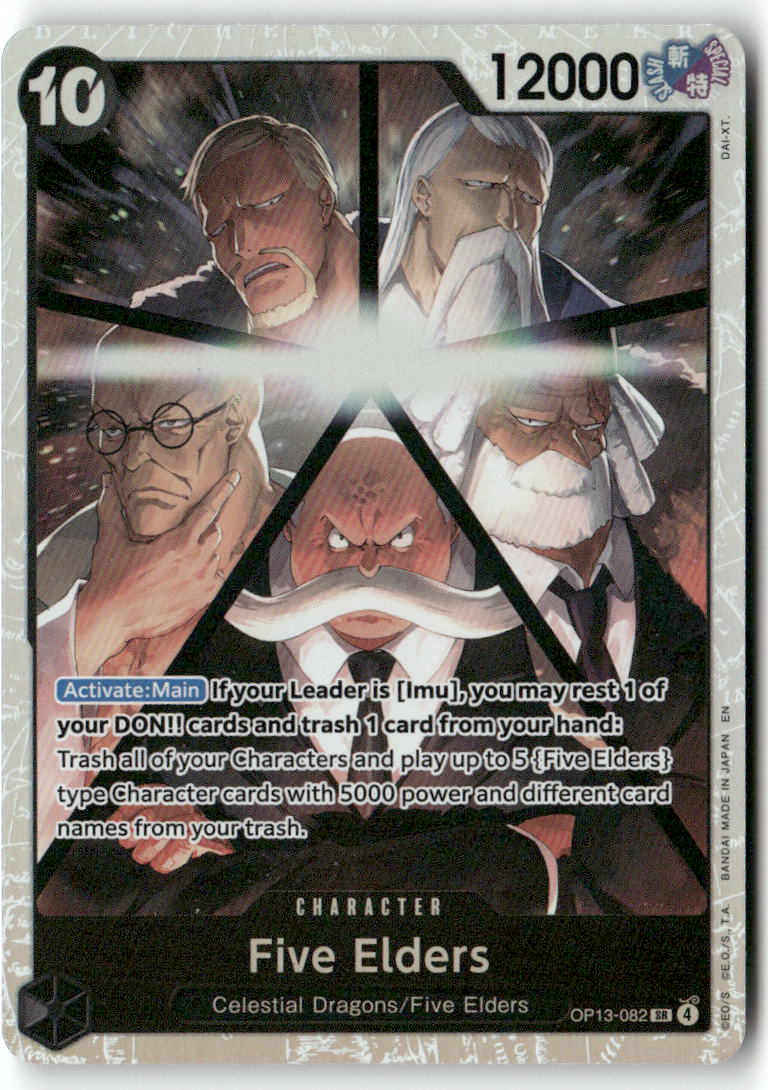 Five Elders SR Carrying On His Will OP13-082 NM
