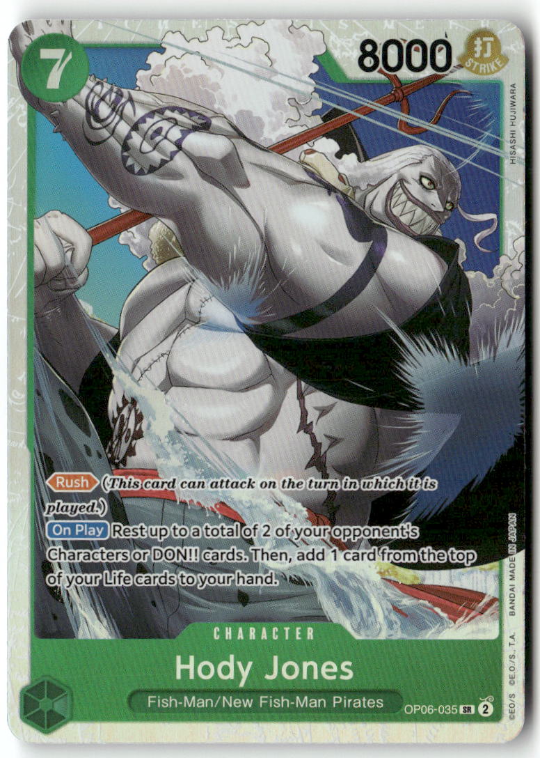 Hody Jones (035) SR Wings of the Captain OP06-035 NM
