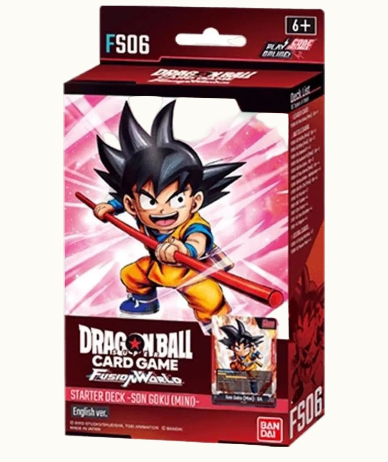 FUSION WORLD: SON GOKU (MINI) STARTER DECK 06 (FS06)
