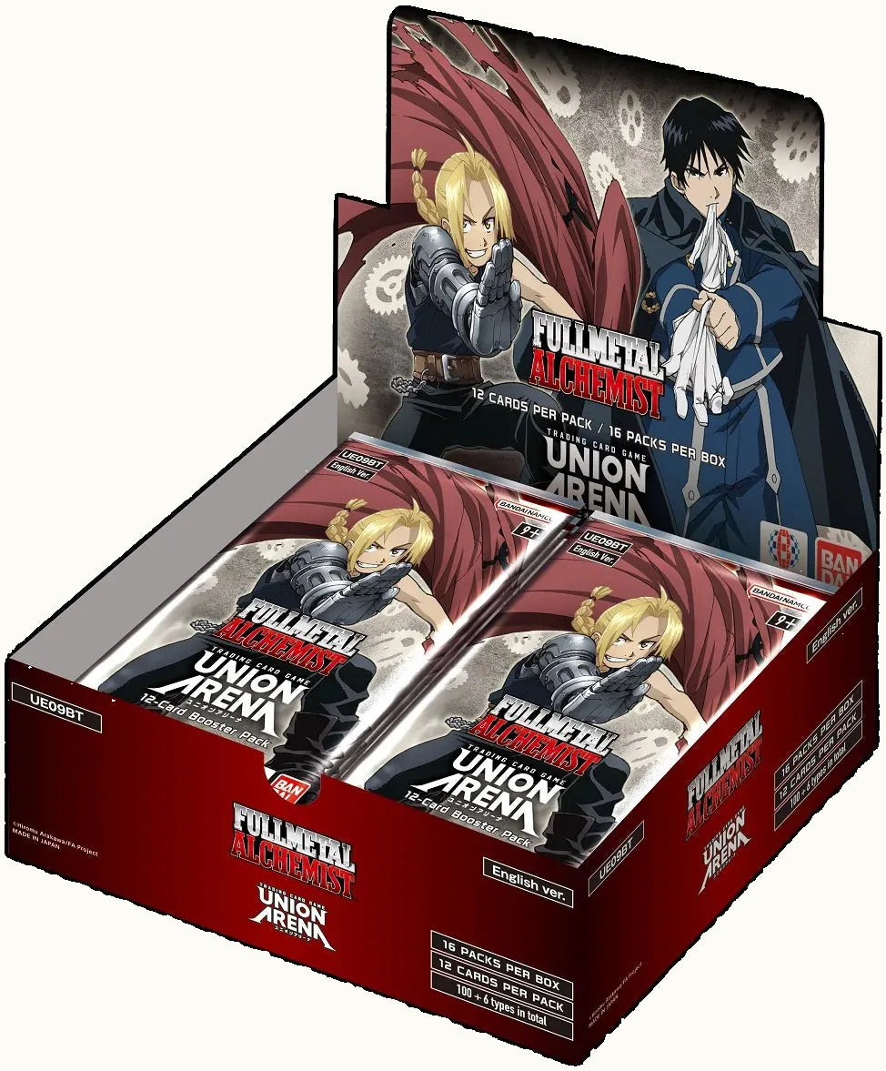 English UNION ARENA Fullmetal Alchemist Booster Box