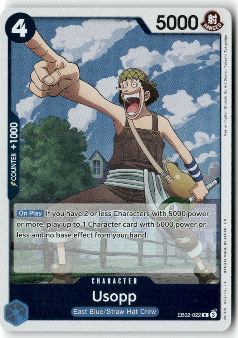 Usopp R Extra Booster: Anime 25th Collection EB02-022 NM