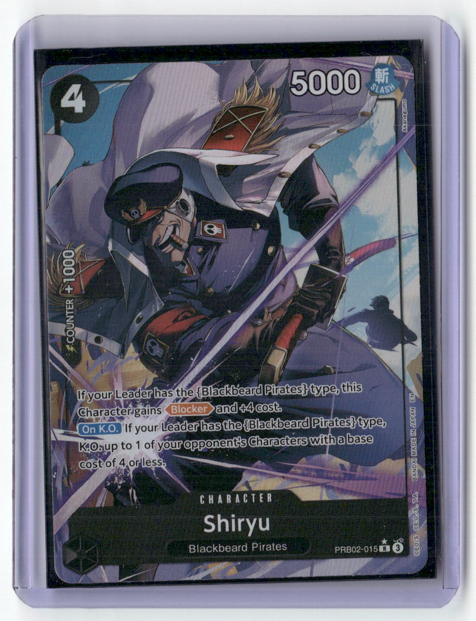 Shiryu (Alternate Art) R Premium Booster -The Best- Vol. 2 PRB02-015 NM