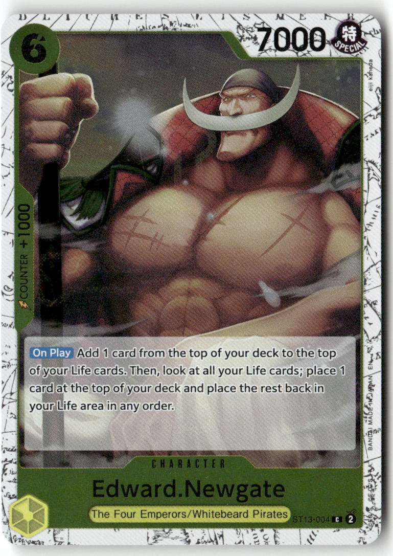 Edward.Newgate - (Pirate Foil) C Premium Booster -The Best- Vol. 2 ST13-004 NM
