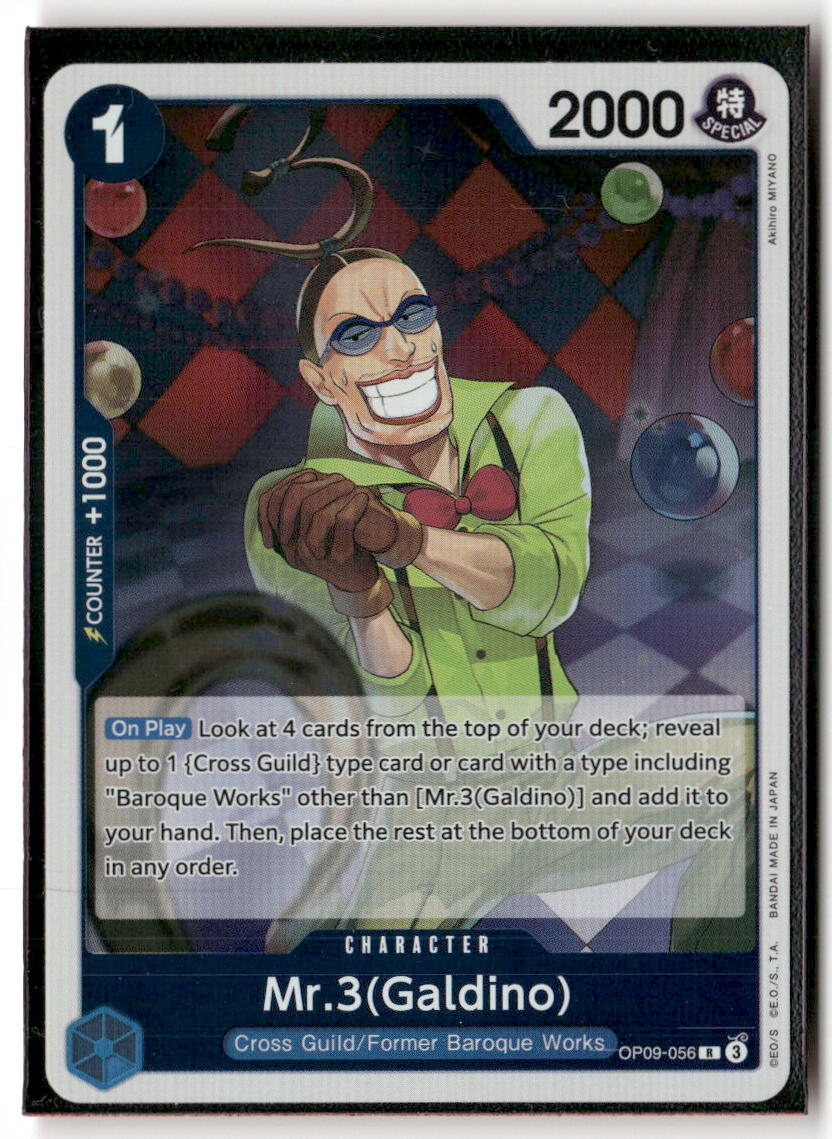 Mr.3(Galdino) R Emperors in the New World OP09-056 NM