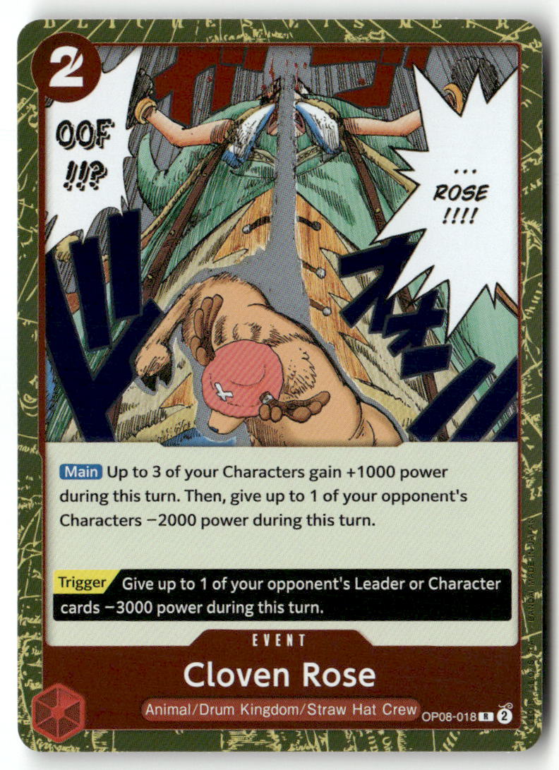 Cloven Rose R Two Legends OP08-018 NM