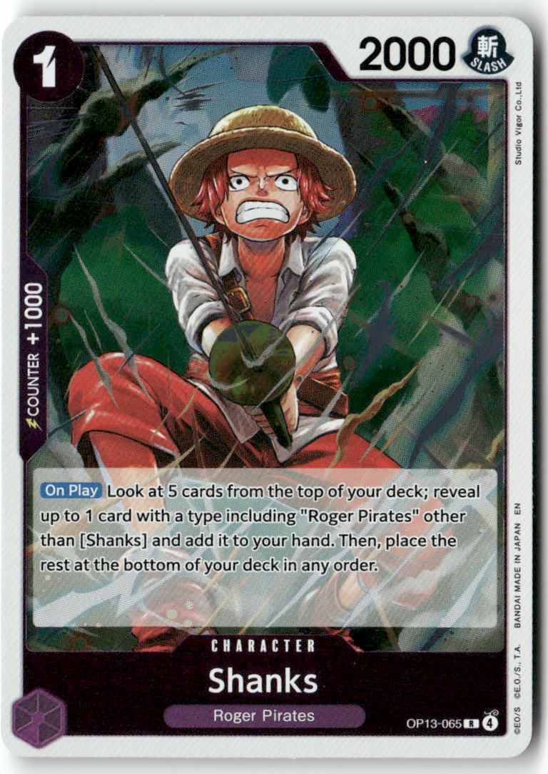 Shanks (065) R Carrying On His Will OP13-065 NM