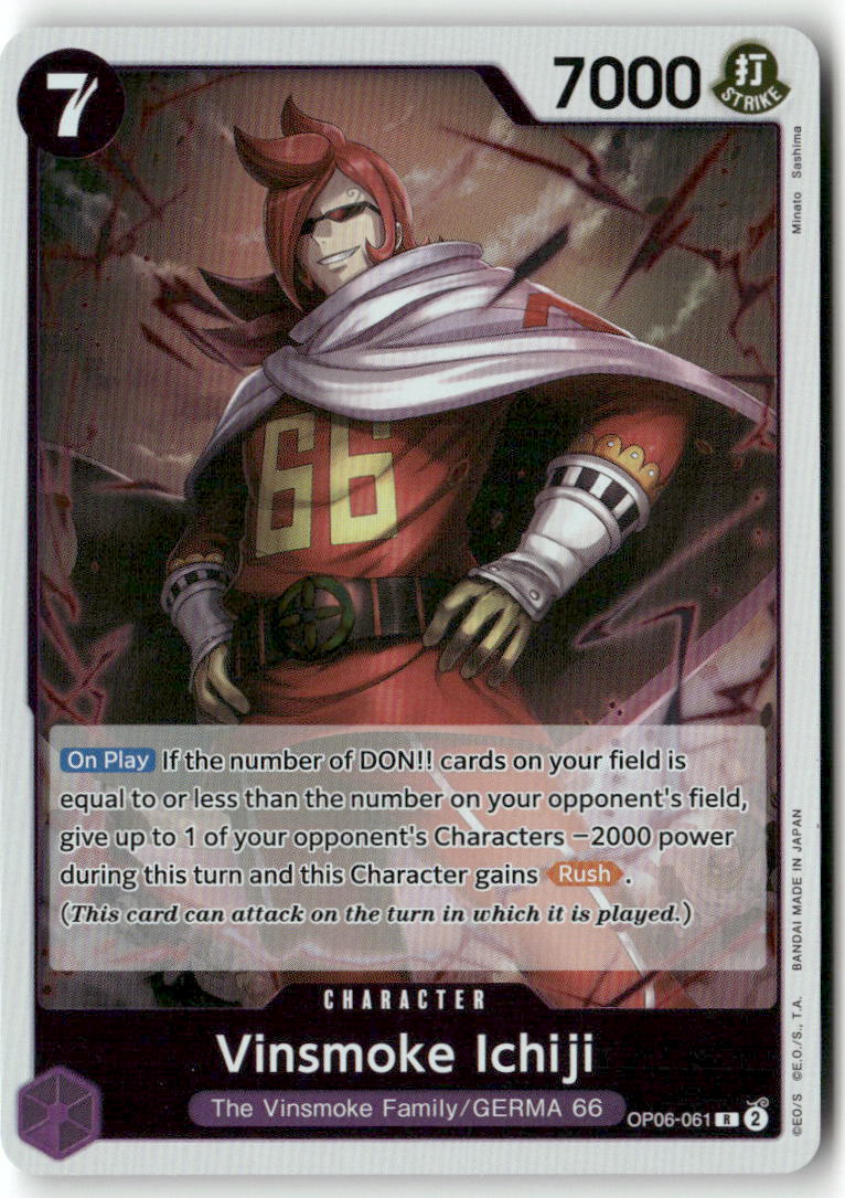 Vinsmoke Ichiji (061) R Wings of the Captain OP06-061 NM